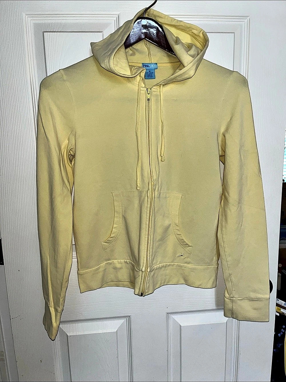 Finl365 Full-Zip Hoodie in Yellow Size Small
